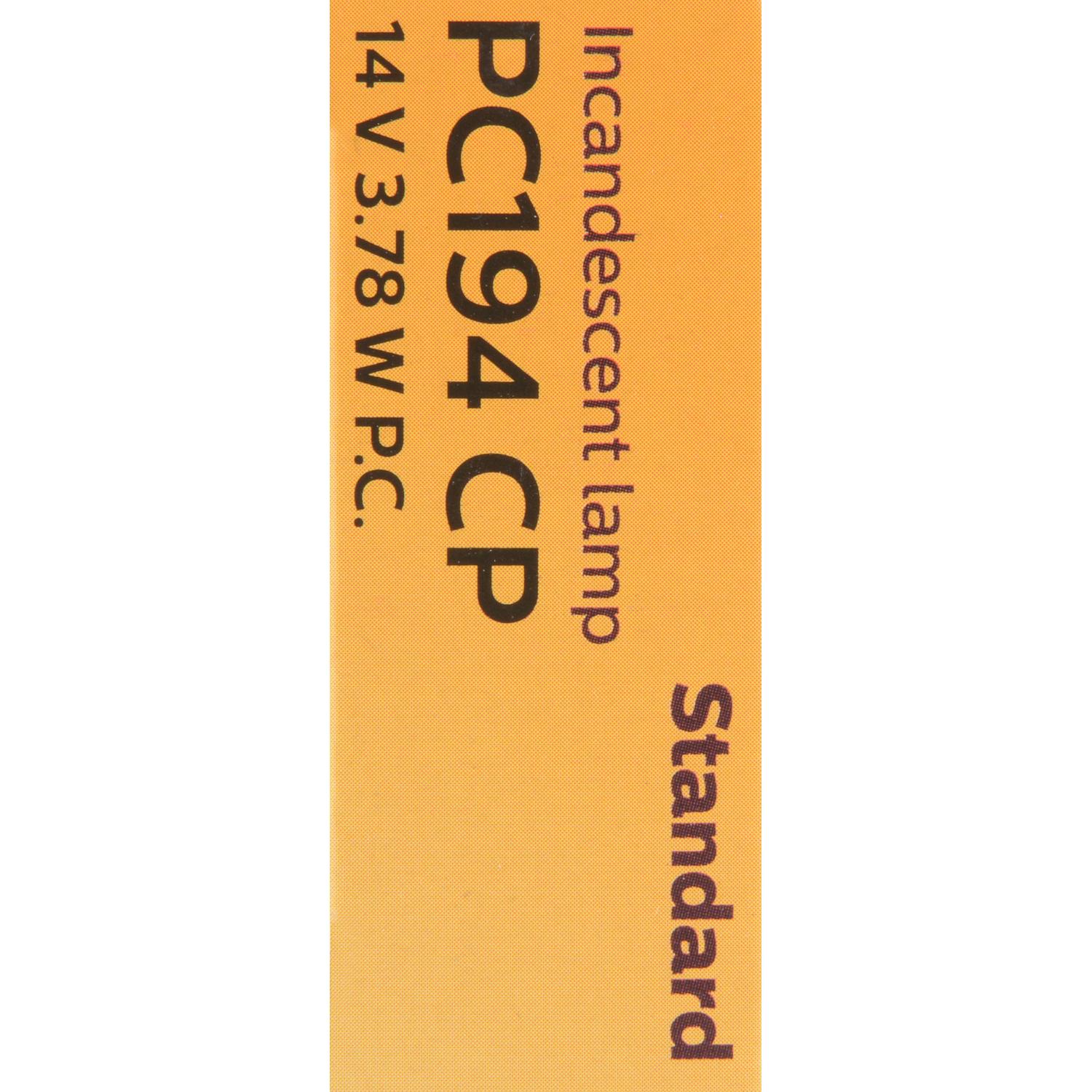 Philips PC194CP - Instrument Panel Light Bulb Philips PC194CP Auto Trans Indicator Light Bulb product image 9 of 10