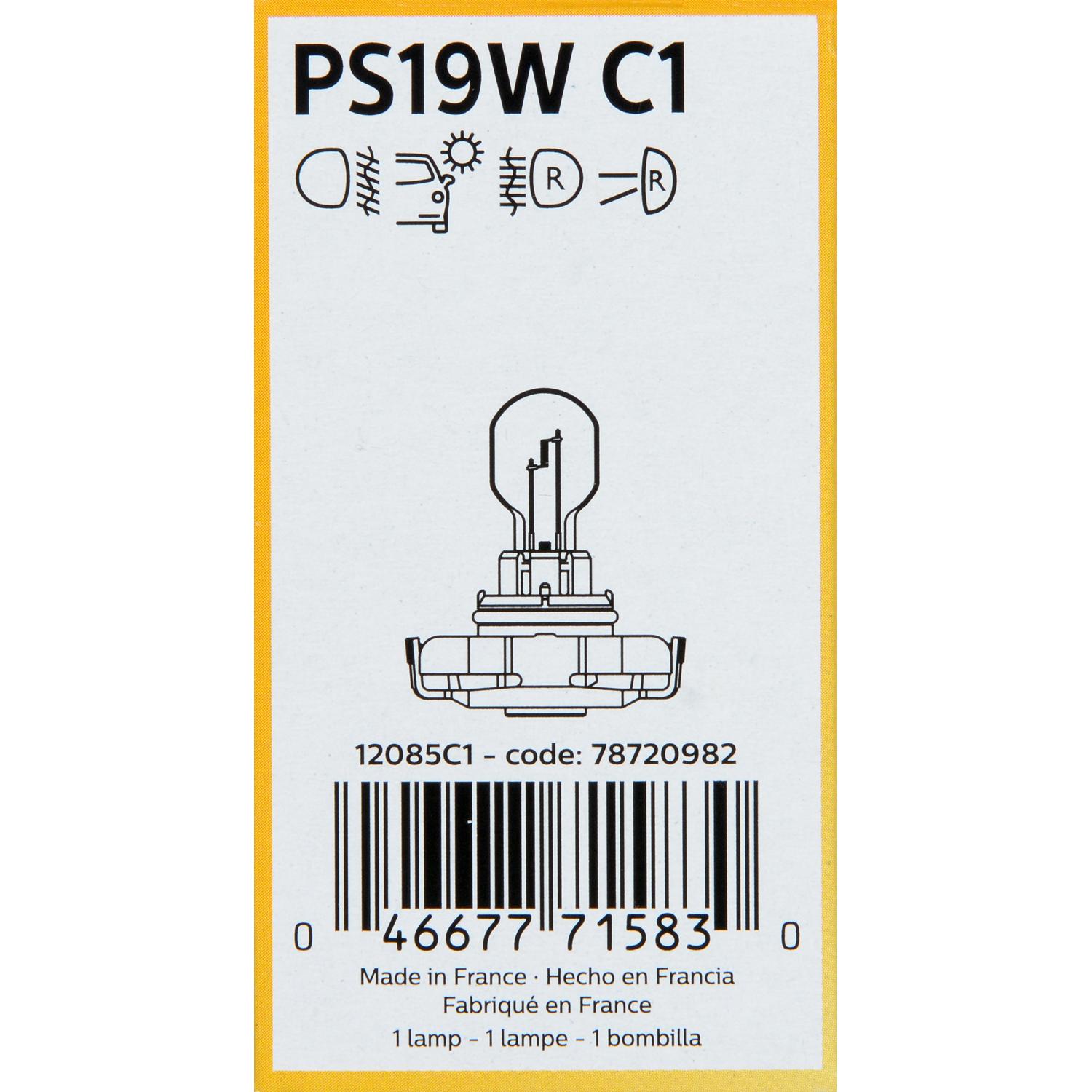 Philips PS19WC1 Back Up Light Bulb product image 12 of 20