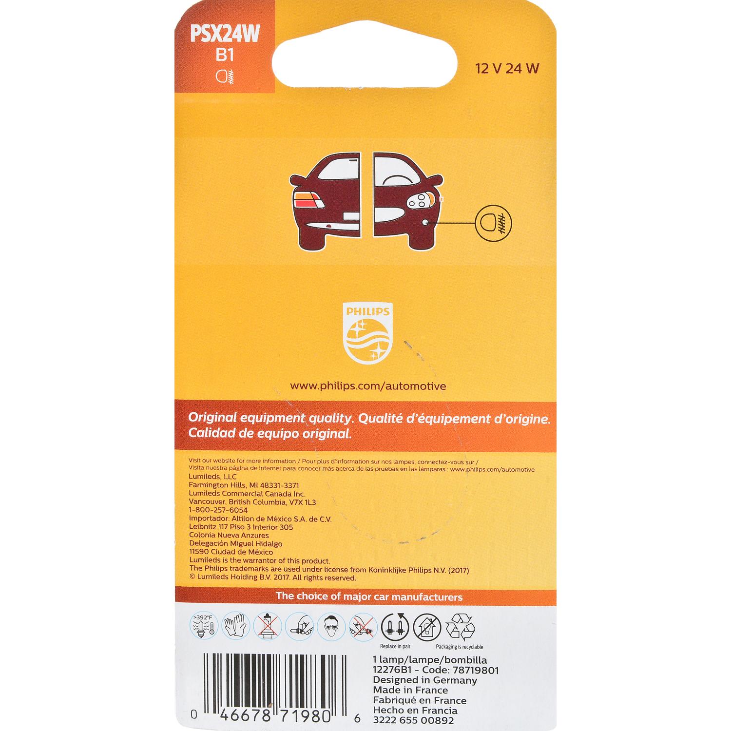 Philips PSX24WB1 - Daytime Running Light Bulb Philips PSX24WB1 Daytime Running Light Bulb product image 5 of 8