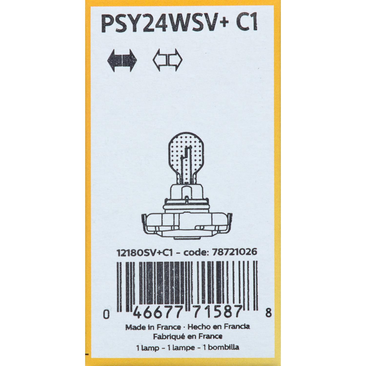 Philips PSY24WSVC1 Turn Signal Light Bulb product image 9 of 10