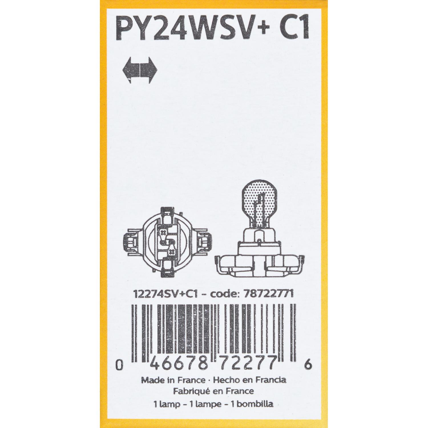 Philips PY24WSVC1 - Turn Signal Light Bulb Philips PY24WSVC1 Parking Light Bulb product image 5 of 9
