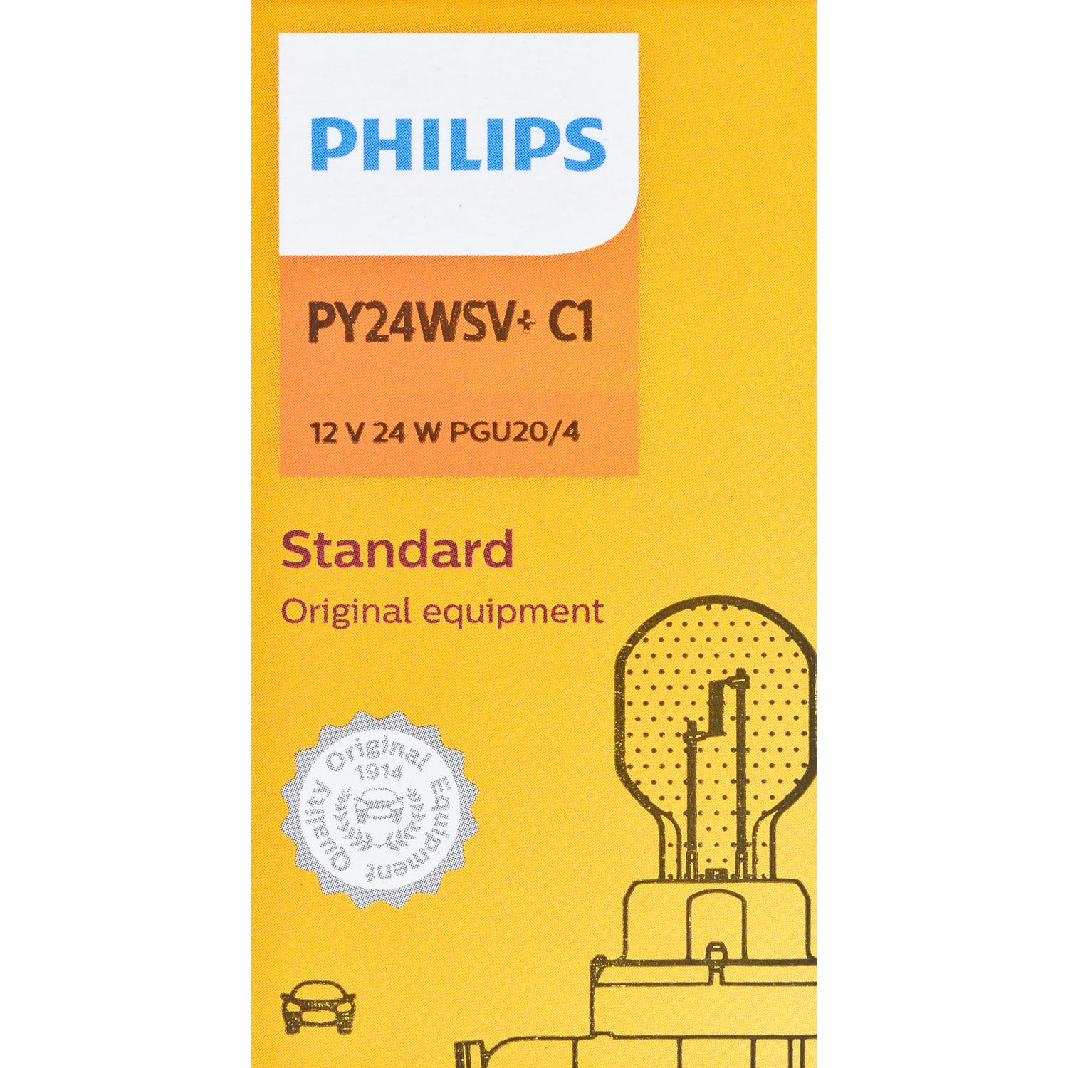 Philips PY24WSVC1 - Turn Signal Light Bulb Philips PY24WSVC1 Parking Light Bulb product image 6 of 9