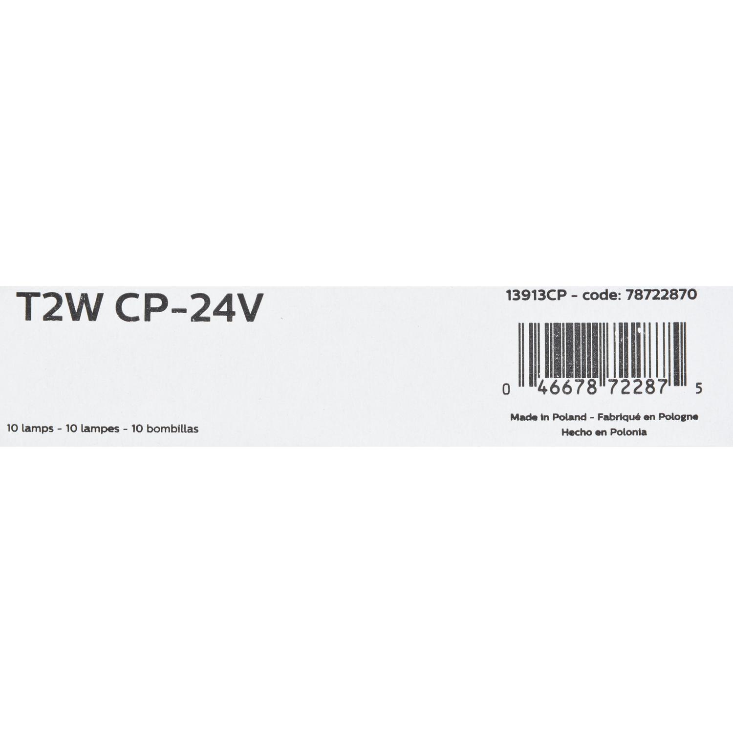 Philips T2WCP24V - Multi Purpose Light Bulb Philips T2WCP24V Multi Purpose Light Bulb product image 5 of 9