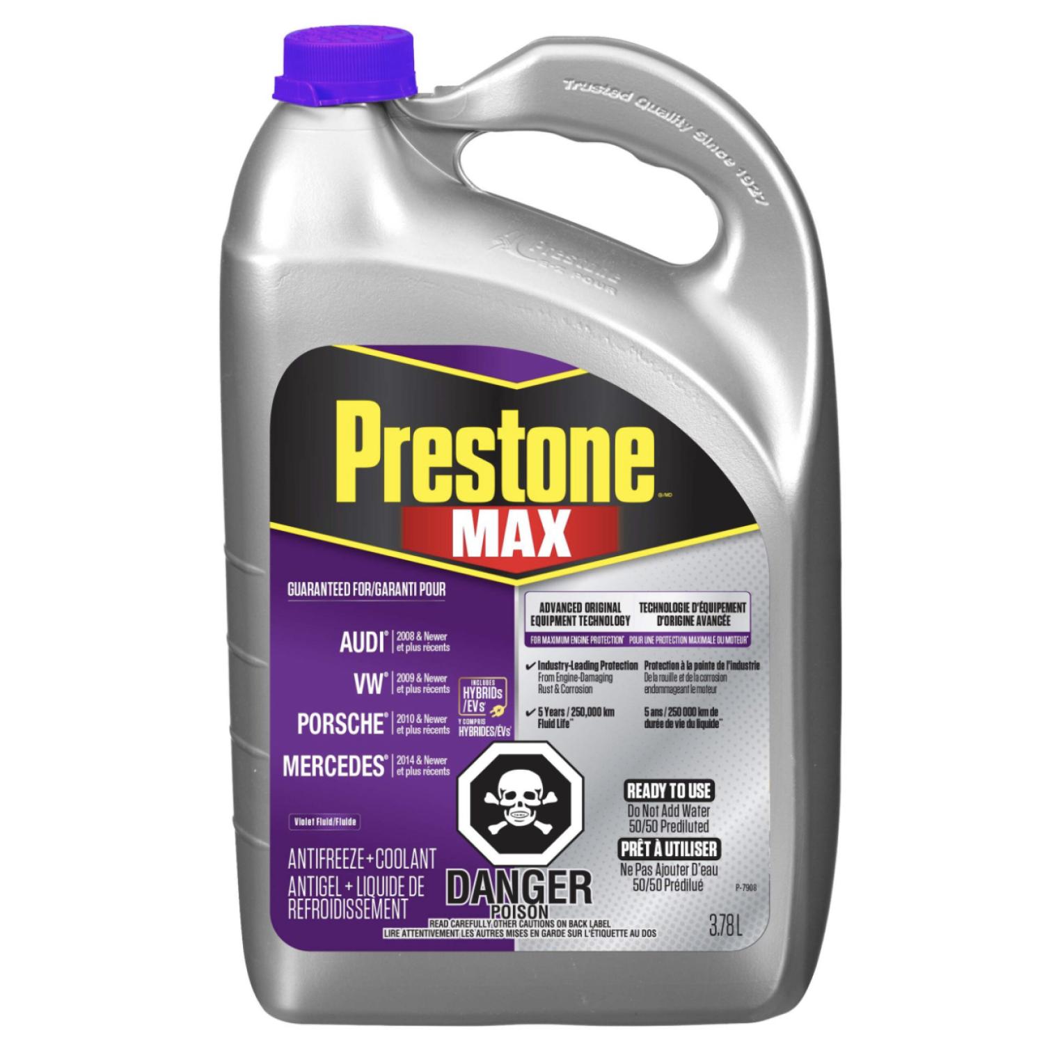 Prestone 78114 - Antifreeze Coolant Prestone 78114 Antifreeze Coolant product image 1 of 1