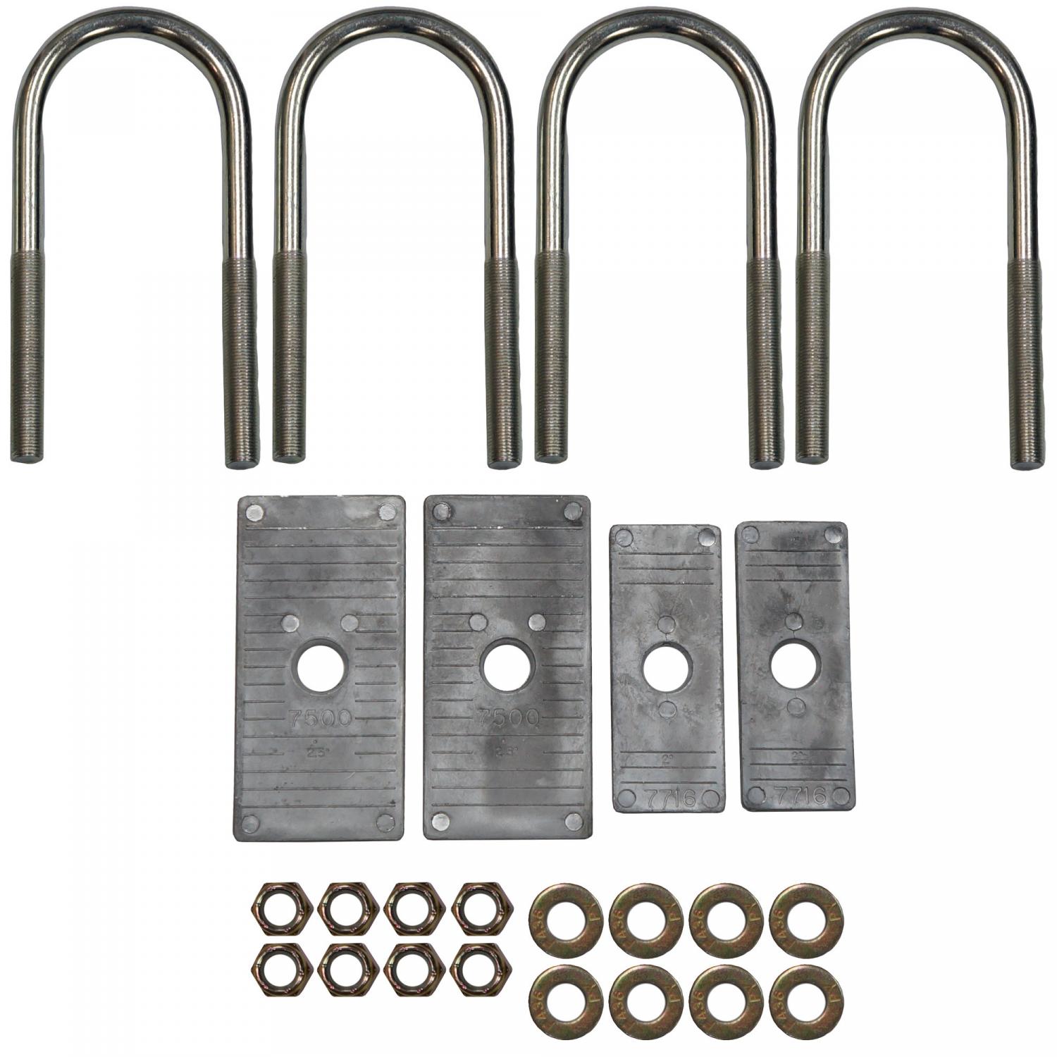 Rancho RS711 - Leaf Spring Axle U-Bolt Kit Rancho RS711 Leaf Spring Axle U-Bolt Kit product image 1 of 1