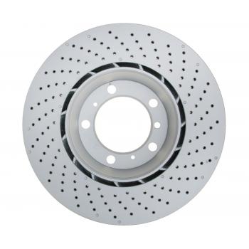 2012 Porsche 911 Disc Brake Rotor Rear Left Raybestos 980827 image 2 of 3