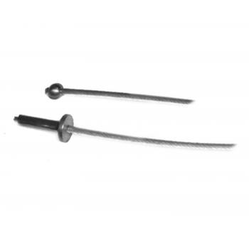 1979 Dodge D300 Parking Brake Cable Intermediate Raybestos BC93027 image 1 of 2