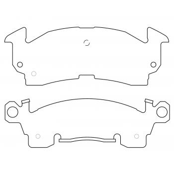 1981 Pontiac Firebird Disc Brake Pad Front Raybestos ST41R52T14 image 1 of 1