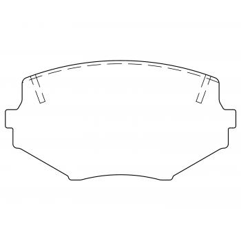 1994 Mazda Miata Disc Brake Pad Front Raybestos ST41R635T13 image 1 of 1