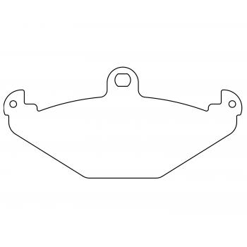 1999 Lotus Esprit Disc Brake Pad Rear Raybestos ST43R491T13 image 1 of 1