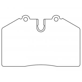 2007 Maserati GranSport Disc Brake Pad Rear Raybestos ST43R608T16 image 1 of 1