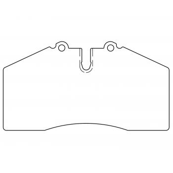 1994 Porsche 968 Disc Brake Pad Front Raybestos ST43R609T17 image 1 of 1