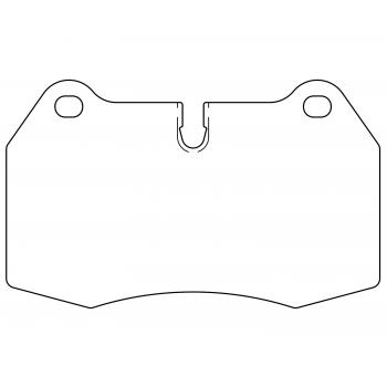1994 BMW 850Ci Disc Brake Pad Front Raybestos ST43R639T17 image 1 of 1