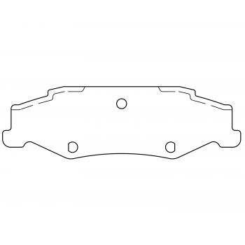 2007 Cadillac XLR Disc Brake Pad Rear Raybestos ST44R732T16 image 1 of 1