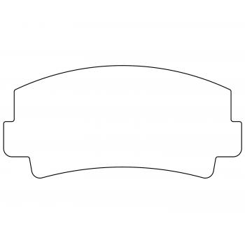 1981 Mazda B2000 Disc Brake Pad Front Raybestos ST45R76T17 image 1 of 1
