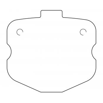 2011 Chevrolet Corvette Disc Brake Pad Front Raybestos ST47R1185T14 image 1 of 1