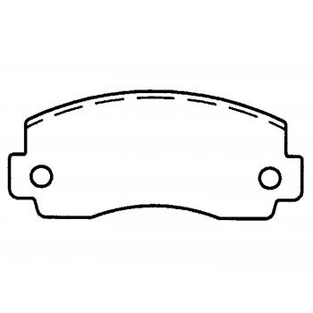 1983 Mitsubishi Mighty Max Disc Brake Pad Front Raybestos ST47R136T15 image 1 of 1