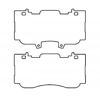2022 Ford Mustang Disc Brake Pad Front Raybestos ST47R1784T17 image 1 of 1