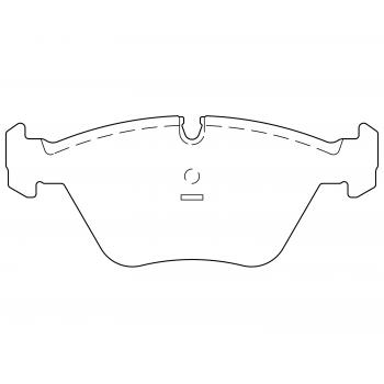 2004 BMW M3 Disc Brake Pad Front Raybestos ST47R394T19 image 1 of 1