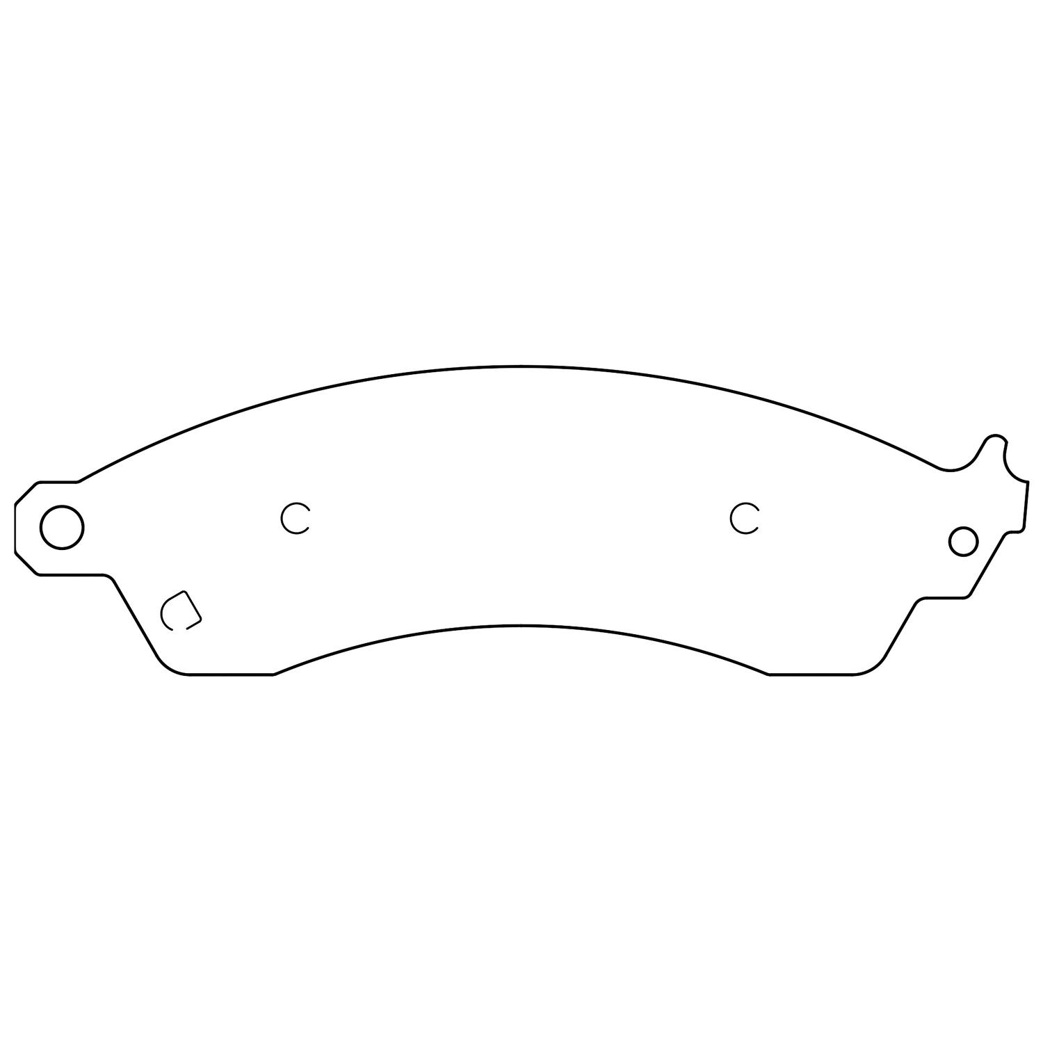 Raybestos ST47R412T16 - Disc Brake Pad Raybestos ST47R412T16 Disc Brake Pad product image 1 of 1