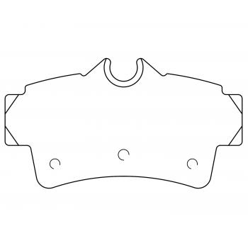 2000 Panoz AIV Roadster Disc Brake Pad Rear Raybestos ST47R627T15 image 1 of 1