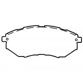 2011 Subaru Legacy Disc Brake Pad Front Raybestos ST77R1078T17 image 1 of 1