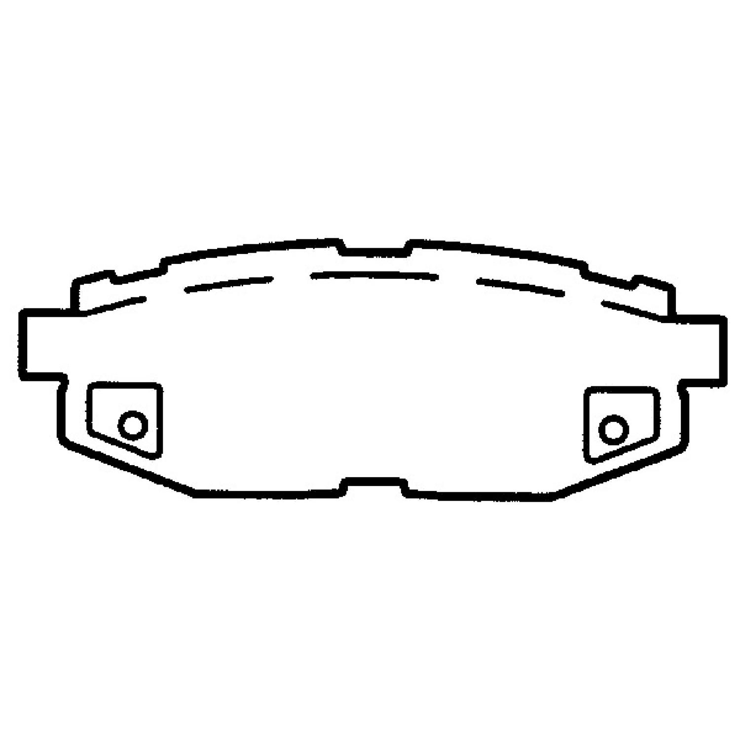 Raybestos ST77R1124T16 Disc Brake Pad product image 1 of 1