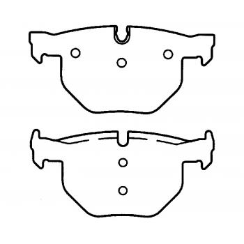 2009 BMW 335i xDrive Disc Brake Pad Rear Raybestos ST77R1170T16 image 1 of 1