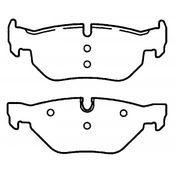 2012 BMW X1 Disc Brake Pad Rear Raybestos ST77R1267T16 image 1 of 1