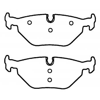 2003 Saab 9-3 Disc Brake Pad Rear Raybestos ST77R1442T15 image 1 of 1