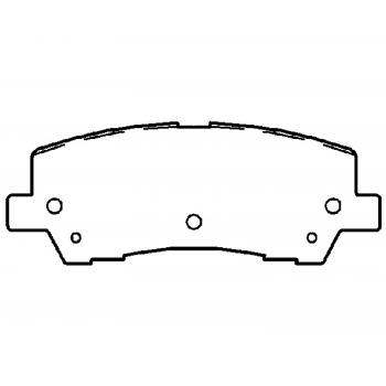 2017 Ford Mustang Disc Brake Pad Rear Raybestos ST77R1793T16 image 1 of 1