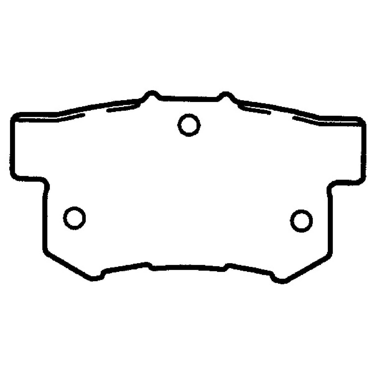Raybestos ST77R537T15 - Disc Brake Pad Raybestos ST77R537T15 Disc Brake Pad product image 1 of 1