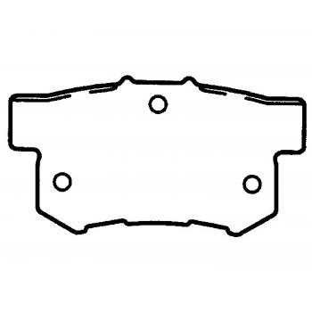 2006 Acura TSX Disc Brake Pad Rear Raybestos ST77R537T15 image 1 of 1