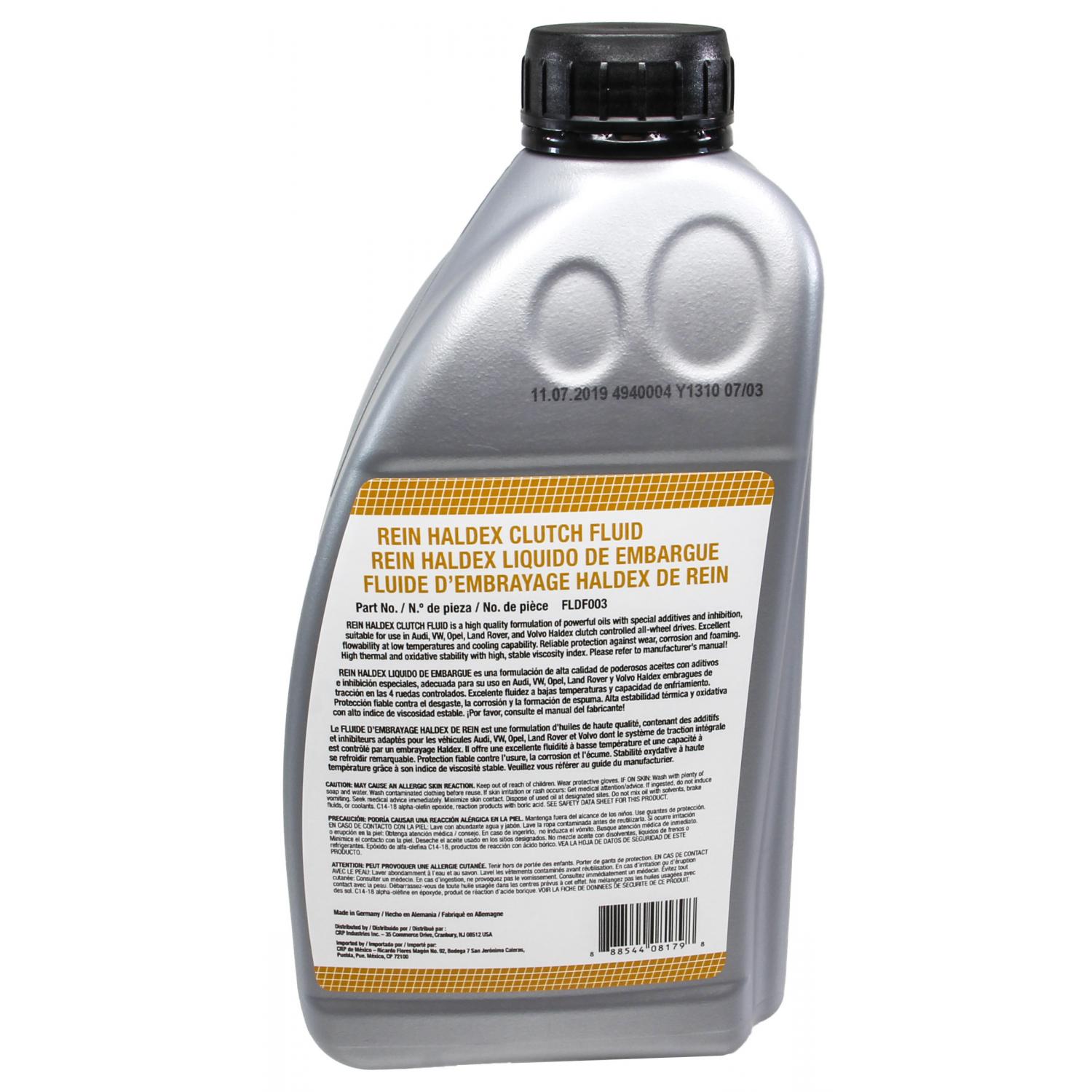 Rein Automotive FLDF003 - Transfer Case Fluid Rein Automotive FLDF003 AWD Coupling Fluid product image 1 of 6