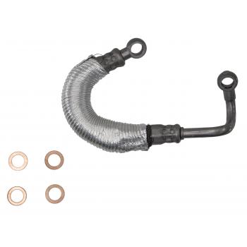 2012 BMW X5 Turbocharger Oil Supply Line Distribution Block To Turbocharger (Upper) Rein Automotive TFP0333 image 2 of 4