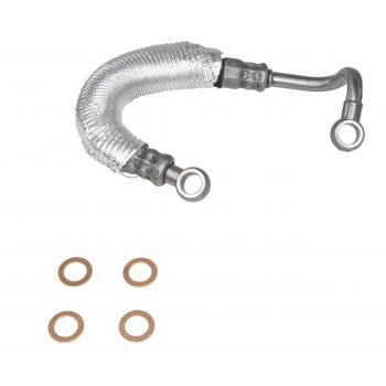 2012 BMW X5 Turbocharger Oil Supply Line Distribution Block To Turbocharger (Upper) Rein Automotive TFP0333 image 3 of 4