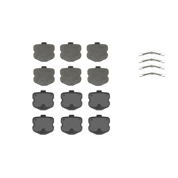 2011 Chevrolet Corvette Disc Brake Pad Front Silencer Friction OR1185 image 1 of 1