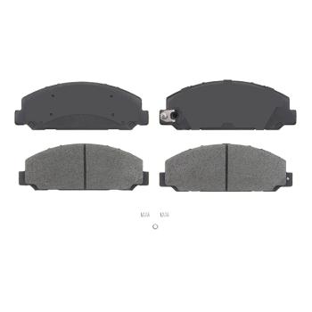 2020 Hino 195 Disc Brake Pad Front Silencer Friction OR1683 image 1 of 1