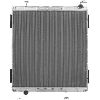 2008 Freightliner FLD120 Radiator Spectra Premium 20011727 image 3 of 4