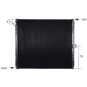 1998 Ford AT9513 Radiator Spectra Premium 20014114 image 2 of 2