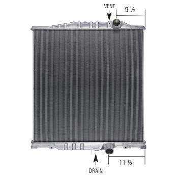 2006 Mack CXN Radiator Spectra Premium 20014603 image 2 of 3