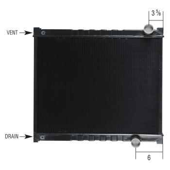 1999 Ford F800 Radiator Spectra Premium 20021514 image 2 of 2