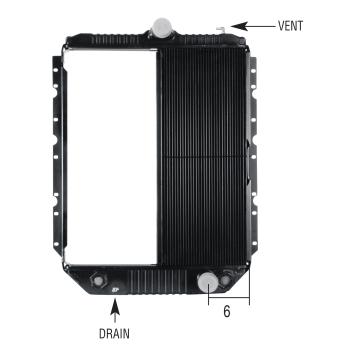 1994 International 3800 Radiator Spectra Premium 20063501 image 2 of 2
