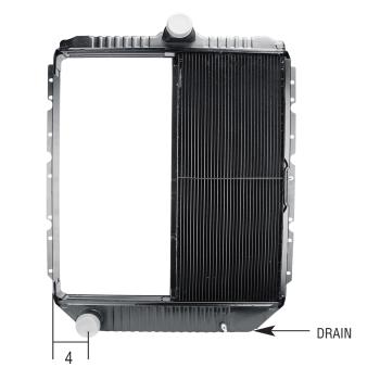 1991 International 4900 Radiator Spectra Premium 20063514 image 2 of 2