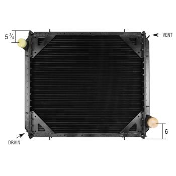 2003 Freightliner FLD120 Radiator Spectra Premium 21011701 image 2 of 2