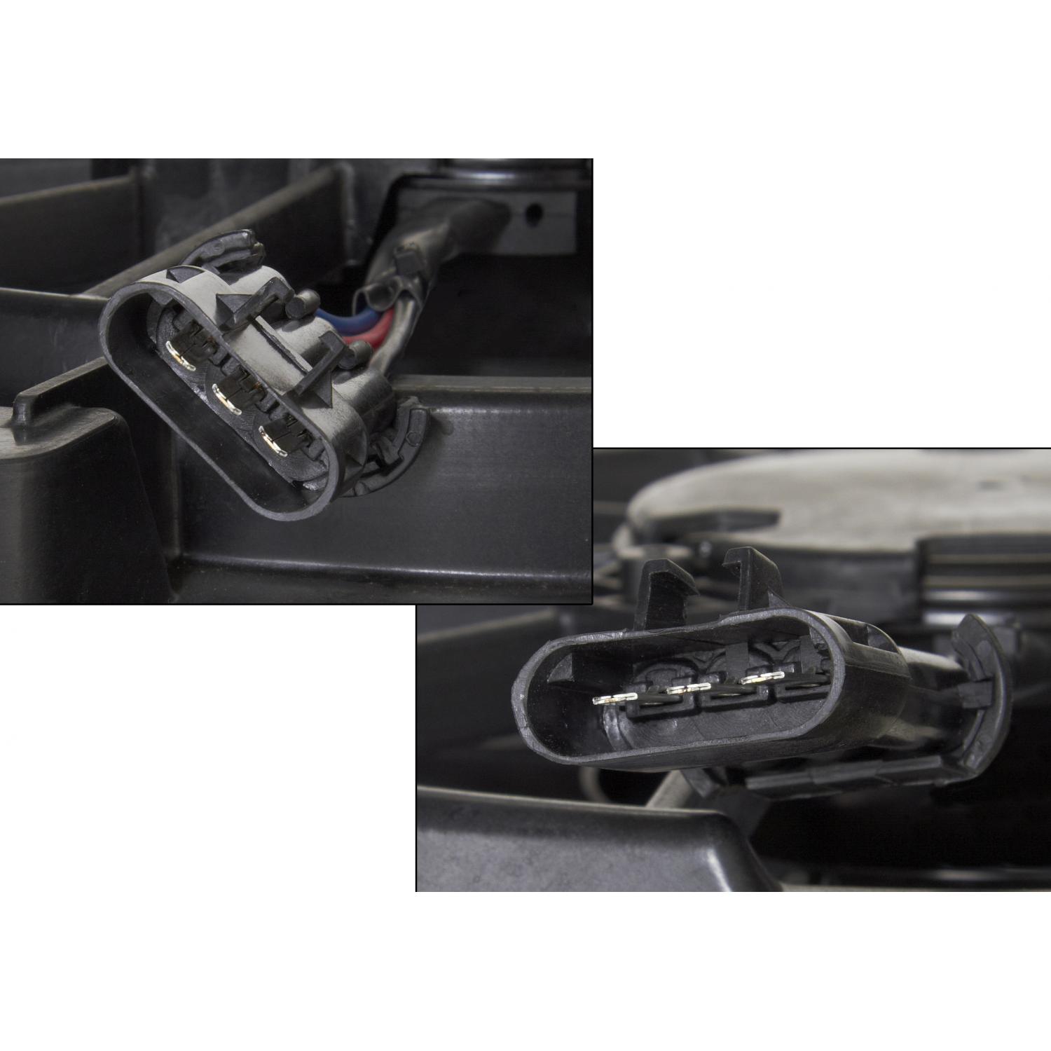 Spectra Premium CF12055 - Dual Radiator and Condenser Fan Assembly Spectra Premium CF12055 Dual Radiator and Condenser Fan Assembly product image 2 of 4