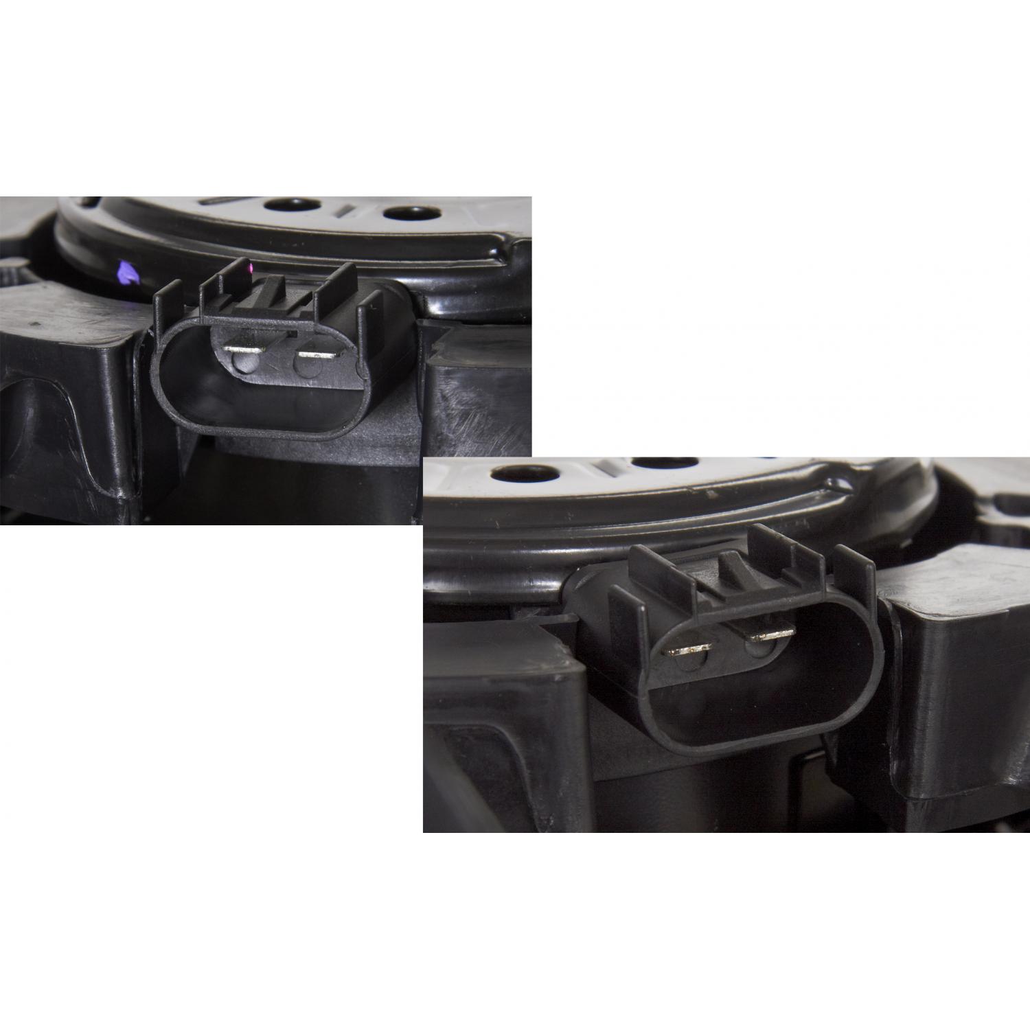 Spectra Premium CF12060 - Dual Radiator and Condenser Fan Assembly Spectra Premium CF12060 Dual Radiator and Condenser Fan Assembly product image 2 of 4