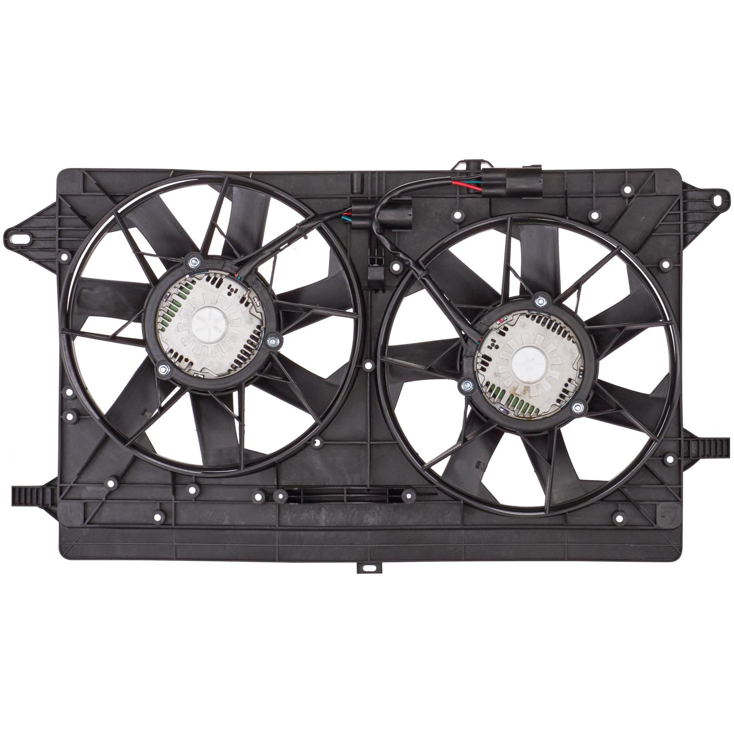 Spectra Premium CF12102 - Dual Radiator and Condenser Fan Assembly Spectra Premium CF12102 Dual Radiator and Condenser Fan Assembly product image 3 of 4