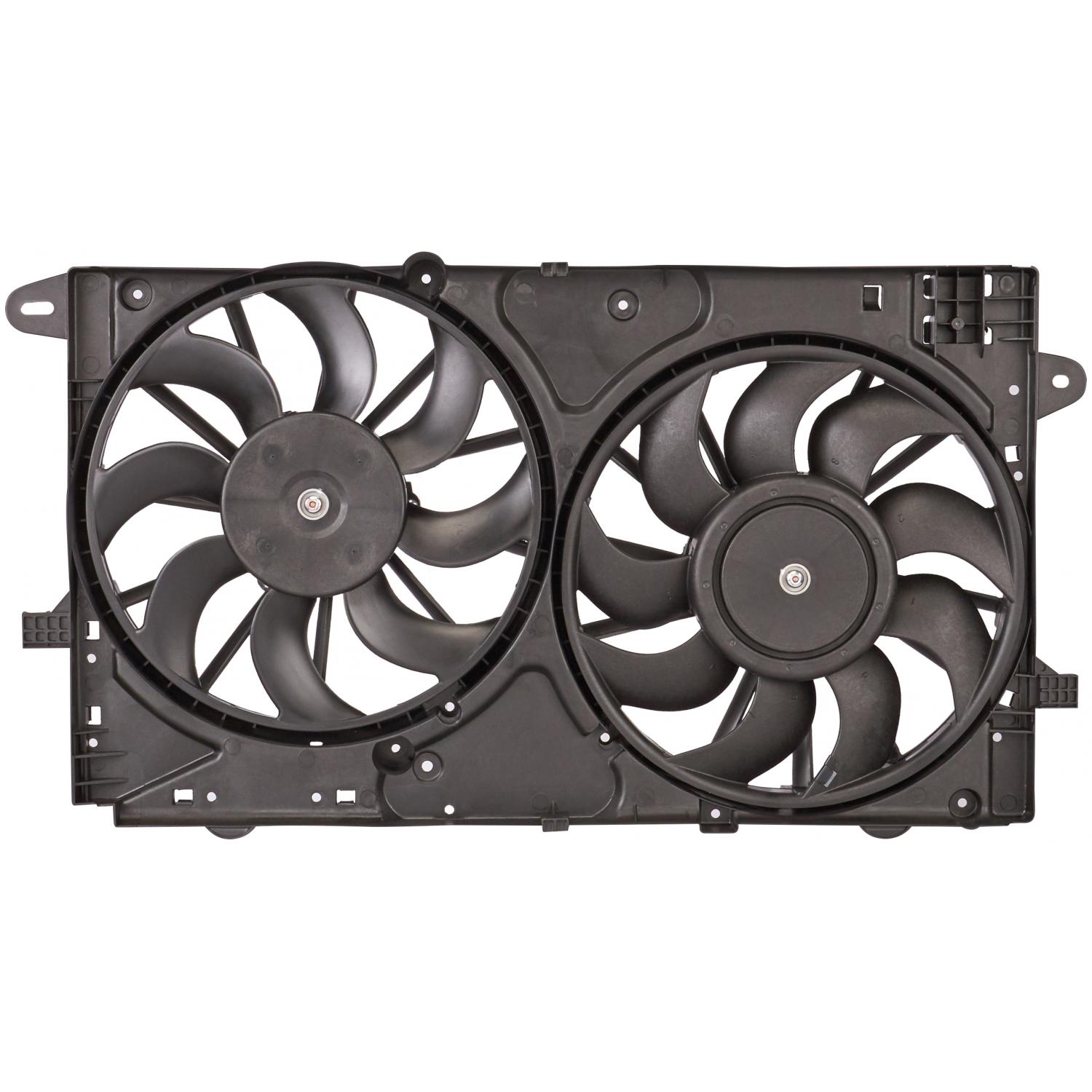 Spectra Premium CF12121 - Dual Radiator and Condenser Fan Assembly Spectra Premium CF12121 Dual Radiator and Condenser Fan Assembly product image 1 of 4