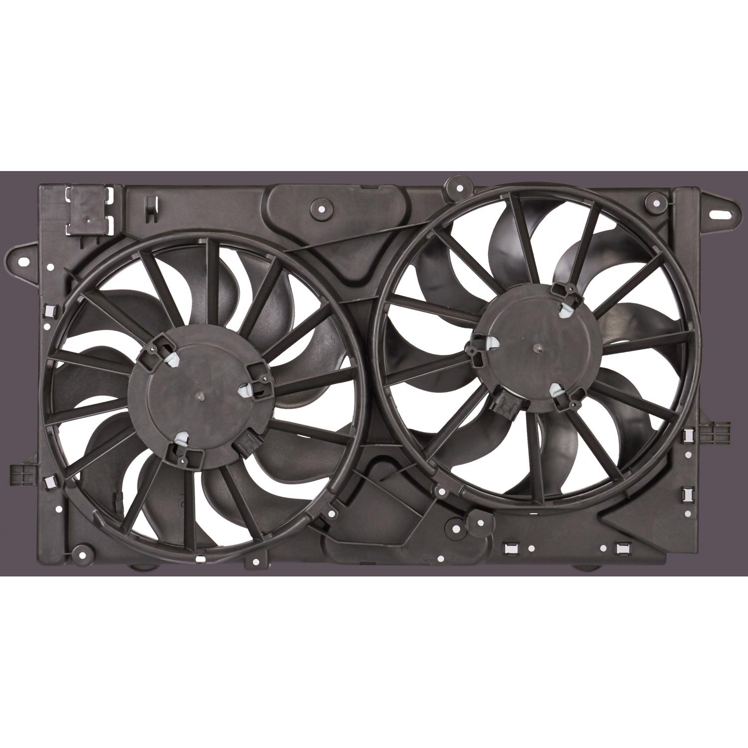 Spectra Premium CF12121 - Dual Radiator and Condenser Fan Assembly Spectra Premium CF12121 Dual Radiator and Condenser Fan Assembly product image 3 of 4